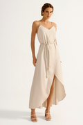 Vestido Linho Citrino Off White