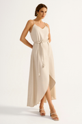 Vestido Linho Citrino Off White