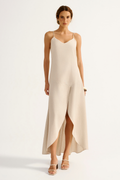 Vestido Linho Citrino Off White