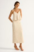 Saia Paete Diamante Off White