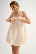 Vestido Balone Nerina Bege