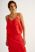 Regata Lyocel Garnet Vermelho