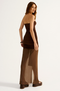 Vestido Safira Marrom