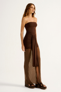 Vestido Safira Marrom