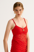 Regata Renda Rubi Vermelho