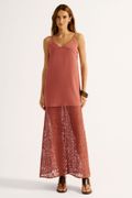 Vestido Mix Quartzo Rose