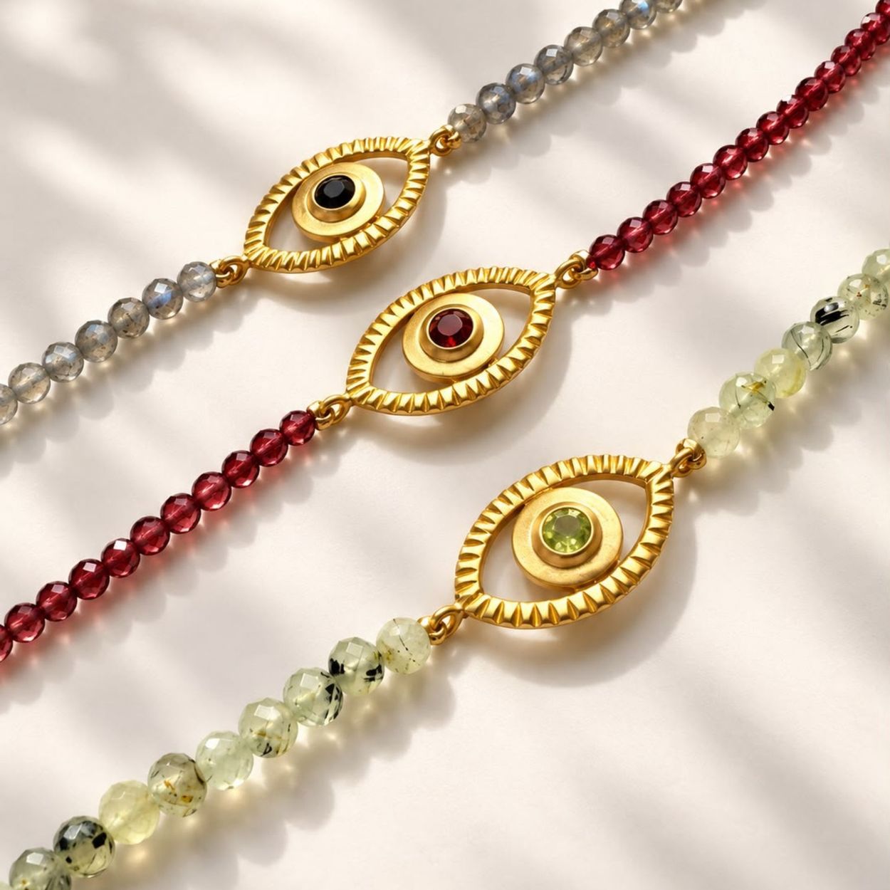 Pulseira Olho - Peridoto 
