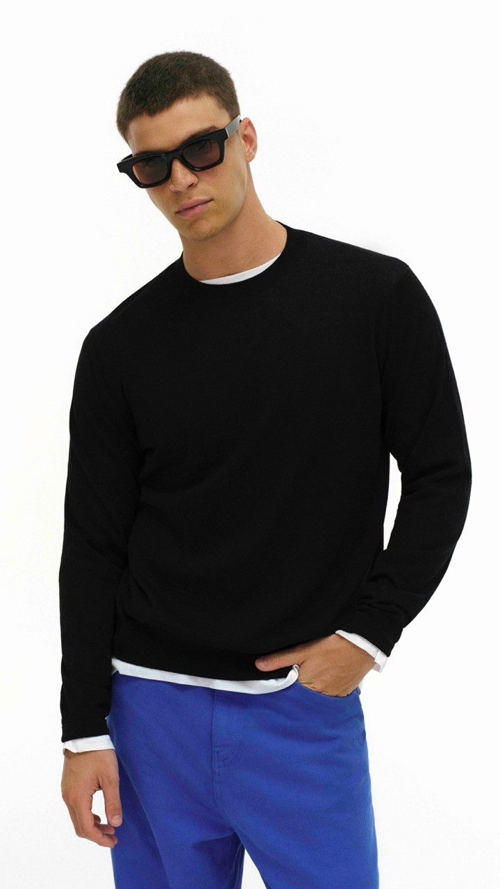 SWEATER 100% LÃ MERINO