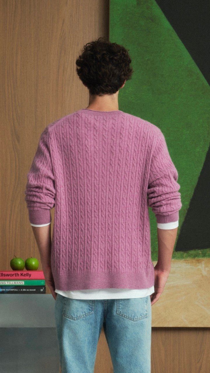 SWEATER TRANÇA CASHMERE