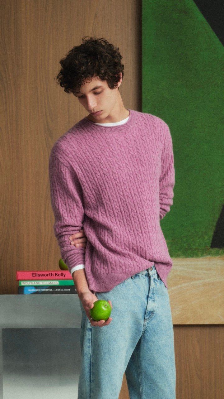 SWEATER TRANÇA CASHMERE
