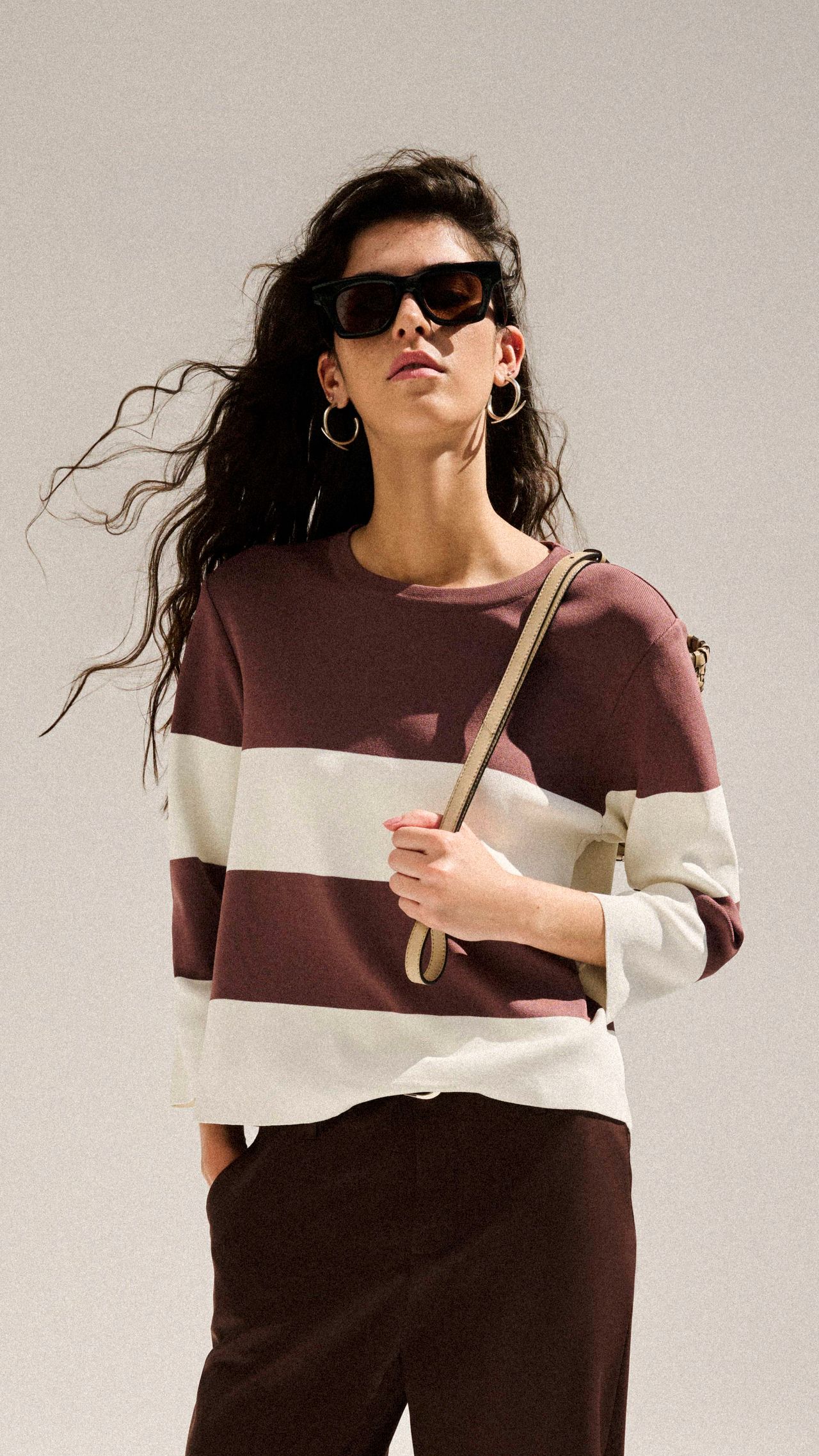 BLUSA AMPLA 3/4 TRICOT