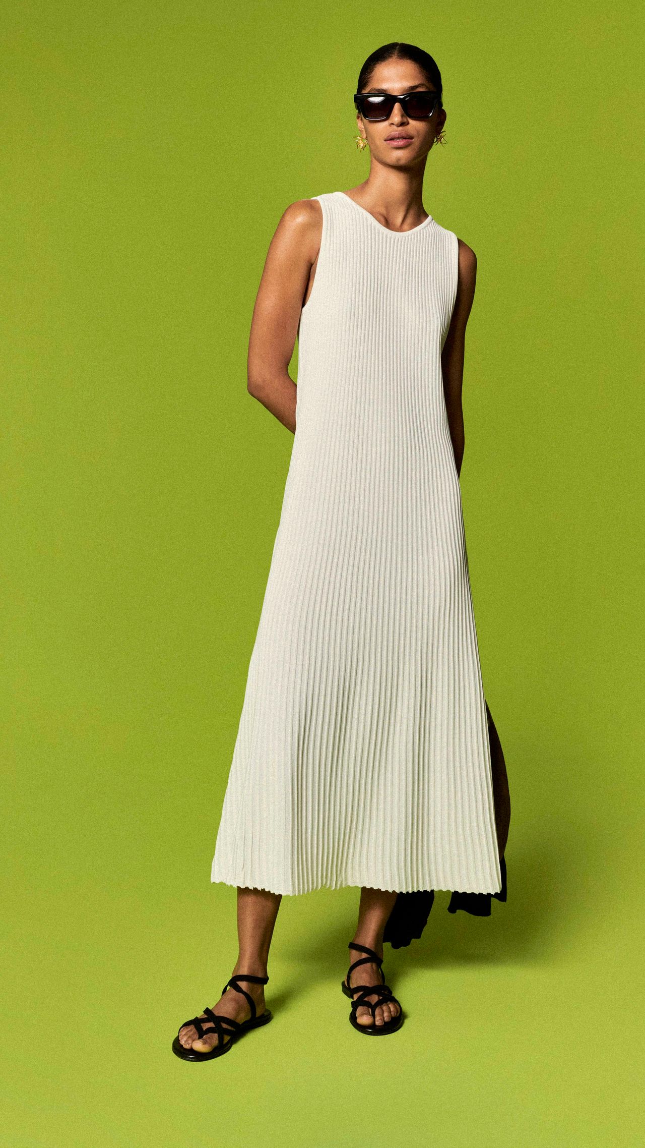 VESTIDO NERVURA EVASÊ TRICOT