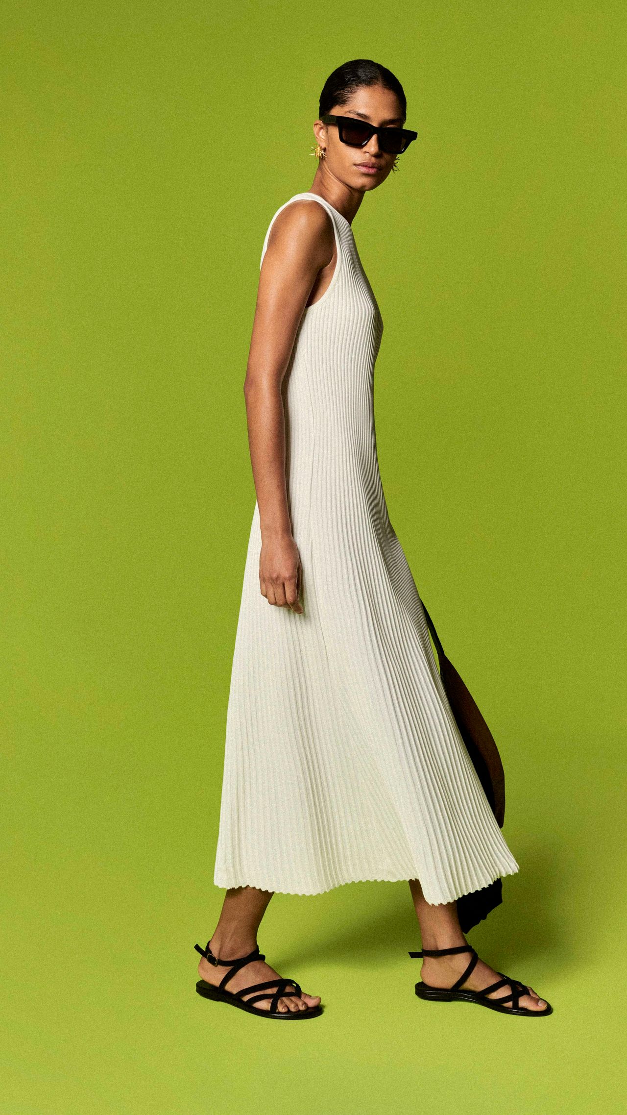 VESTIDO NERVURA EVASÊ TRICOT