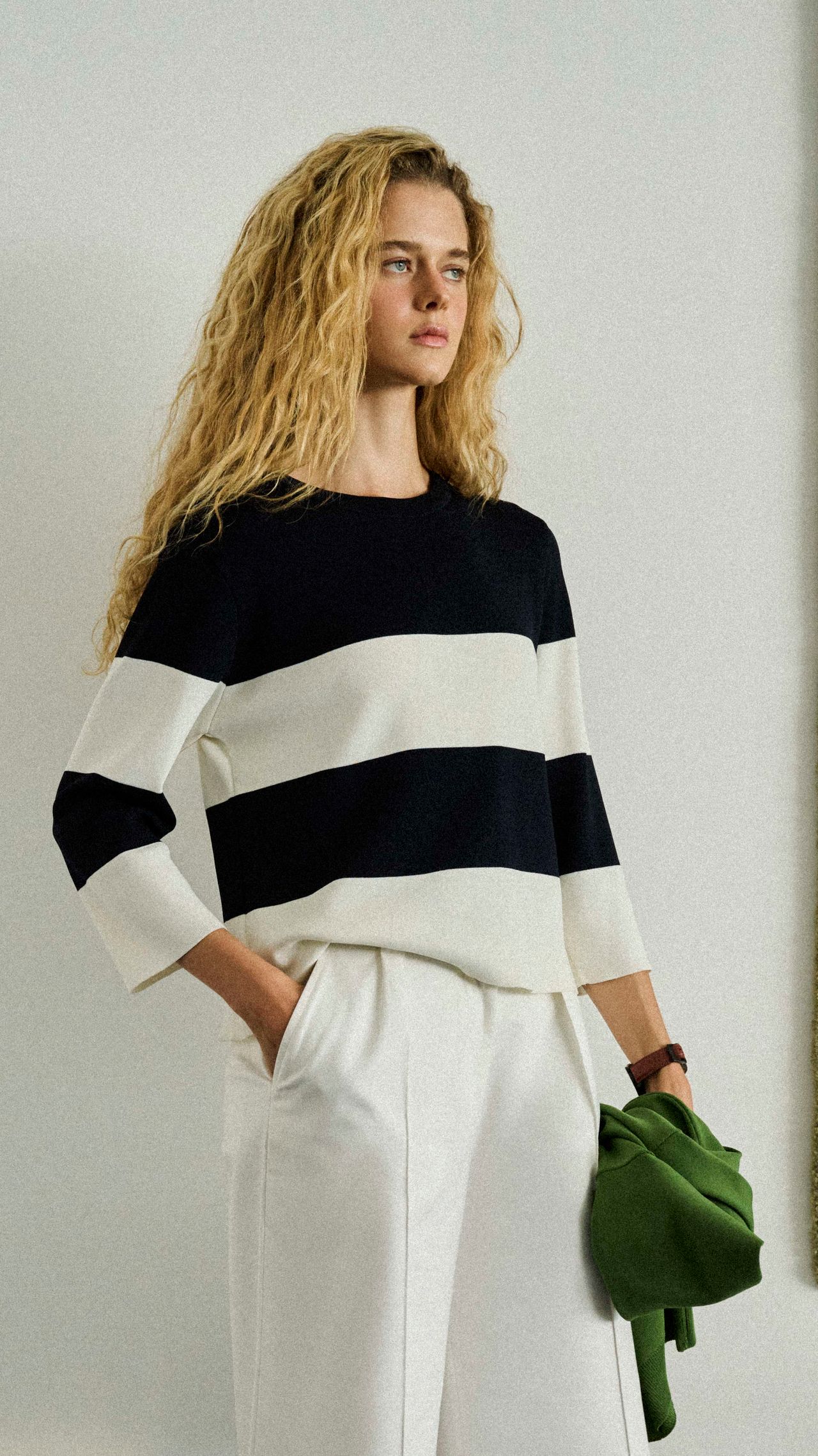 BLUSA AMPLA 3/4 TRICOT