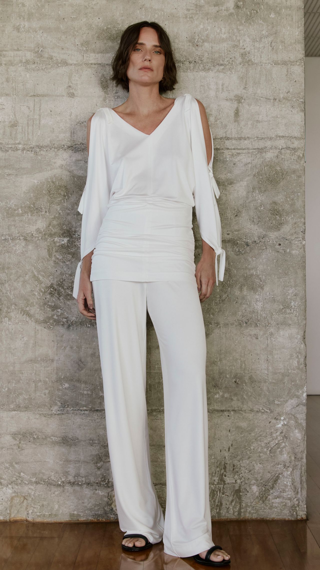CALÇA RETA JERSEY