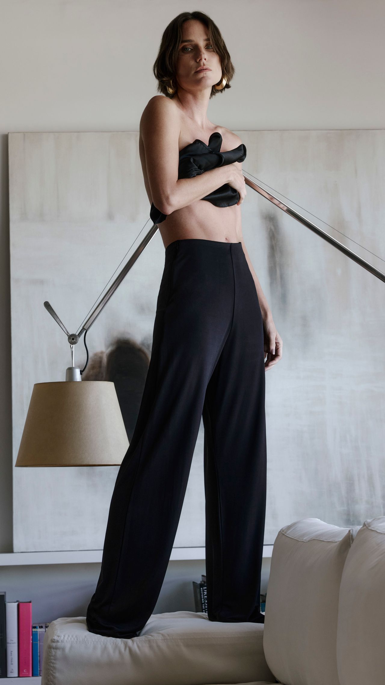 CALÇA RETA JERSEY