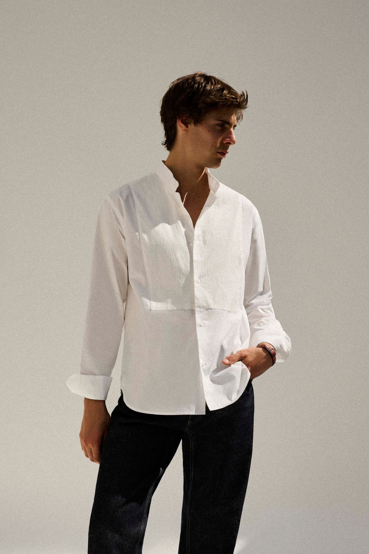 CAMISA SMOKING GOLA PADRE