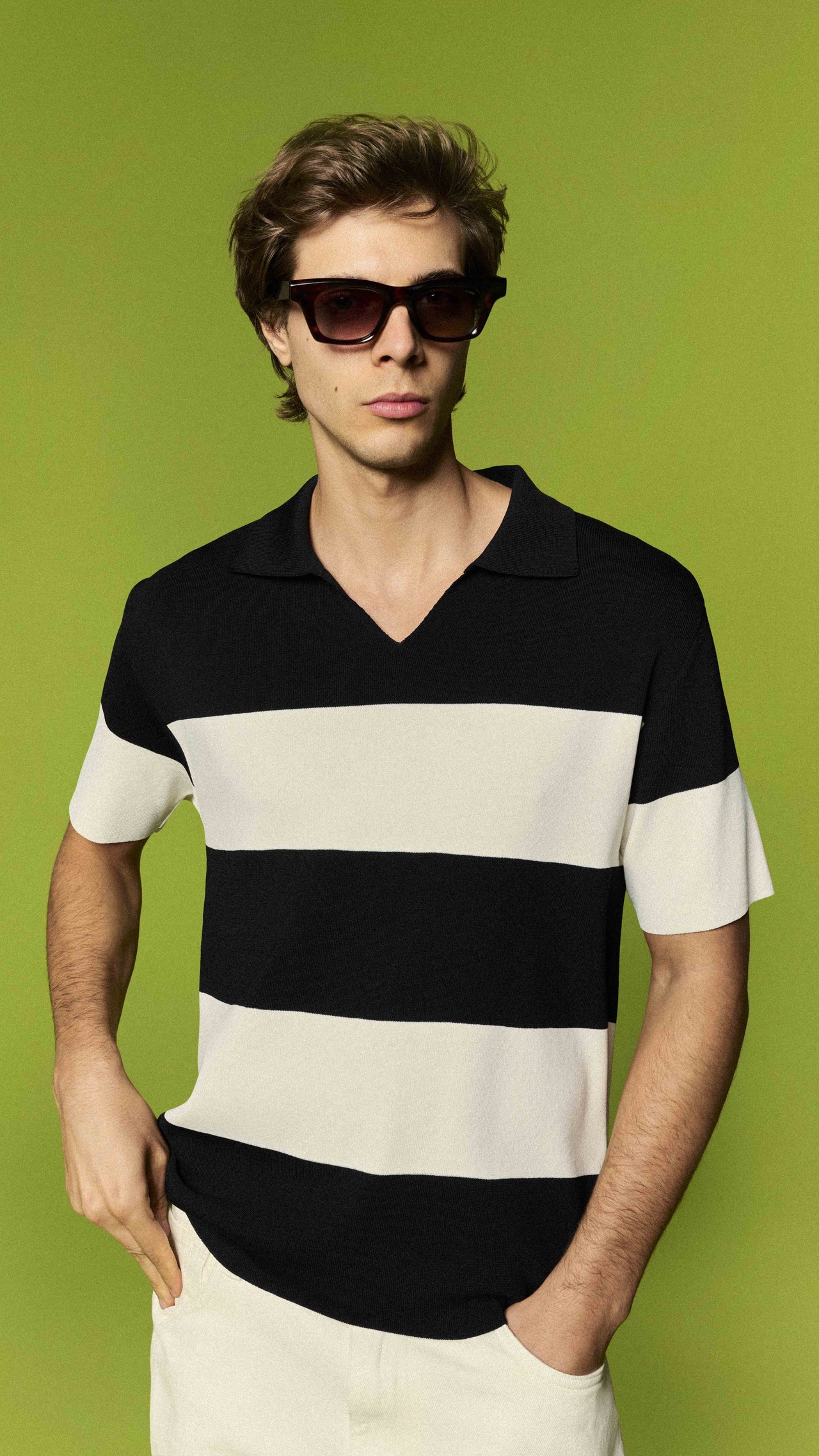 POLO LISTRA TRICOT