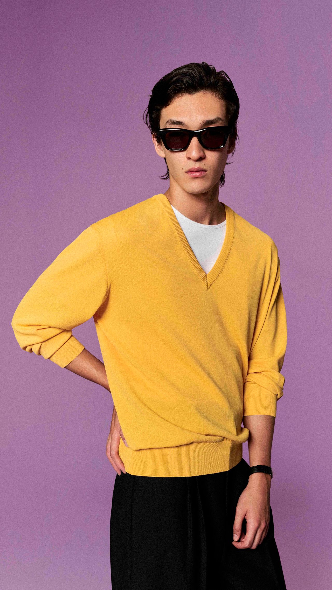 SWEATER  GOLA V TRICOT