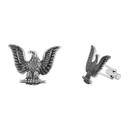 imagem do produto Abotoadura - Eagle 100% Prata | Cufflinks - Eagle 100% Silver