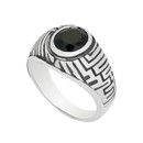imagem do produto Anel - Labirinthus 100% Prata & Ônix | Ring – Labirinthus 100% Silver and Onyx