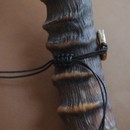 imagem do produto Pulseira - Lucky Iron Silver Nylon Cord Preta | Lucky Iron Silver Bracelet nylon cord black
