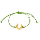 imagem do produto Pulseira - Lucky Iron Nylon Cord Verde | Lucky Iron Bracelet nylon cord green