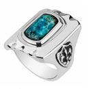 imagem do produto Anel - Louis Stone / Prata & Turquesa | Ring - Louis Stone / Silver & Turquoise