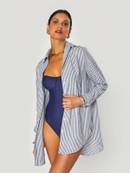 camisa navy stripes 9074 brazil del mar