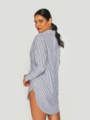 camisa navy stripes 9074 brazil del mar