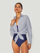 camisa navy stripes 9074 brazil del mar