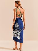 saia pareô midi duo floral 1748 de chelles