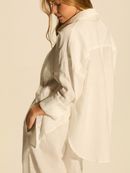camisa linho off white kennedy 00721 la sirène