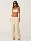 calça alladin armaia bege 0153 oásis resortwear