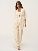 conjunto kimono e top anyra bege 0483 oásis resortwear