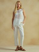 calça reta off white 20236 cia marítima