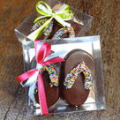Chinelo de Chocolate Ao Leite com Dragée