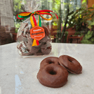 Rosquinha com chocolate