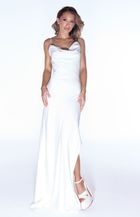 Foto do produto Vestido Cetim Zuri Off White
