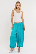 Foto do produto Calça Aladim Cetim Azul Turquesa