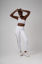 Calça Tule Lateral Branco