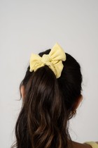 Scrunchie Amarelo Pastel