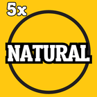 KIT 5x Albumina Naturovos Natural 420g