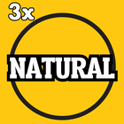 KIT 3x Albumina Naturovos Natural 1Kg
