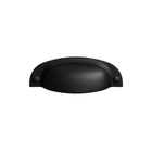Puxador Concha Vivaro 115 64mm Preto