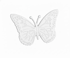 PUXADOR BORBOLETA BRANCO