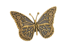 PUXADOR BORBOLETA OURO ANTIQUE OPACO