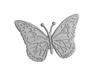 PUXADOR BORBOLETA BLACK SILK OPACO