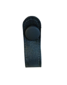 Puxador Botton Black Silk Com Couro Marinho