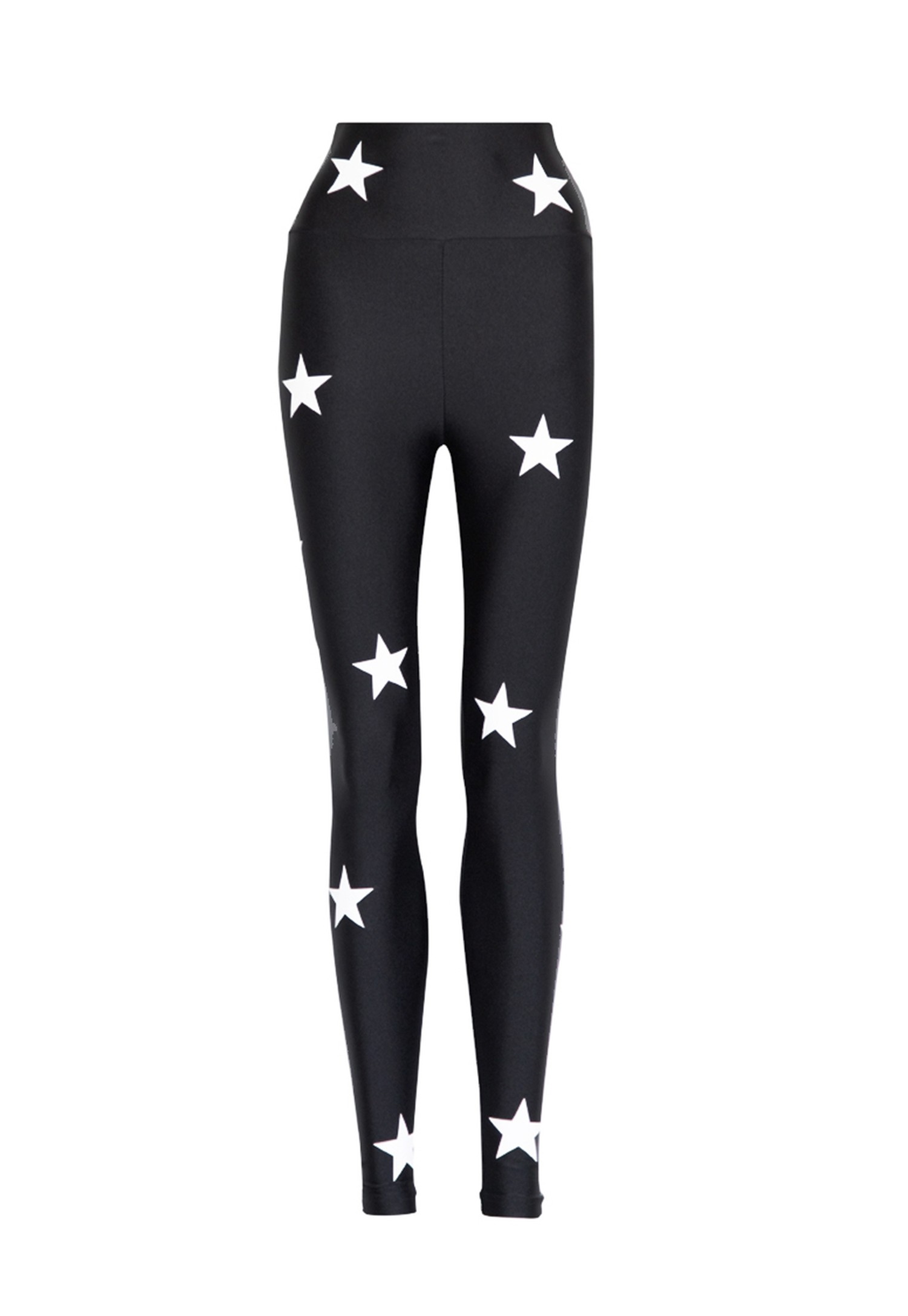 NEW - Legging Lycra Cós Estampada Stars Black White By Gabi Rossi